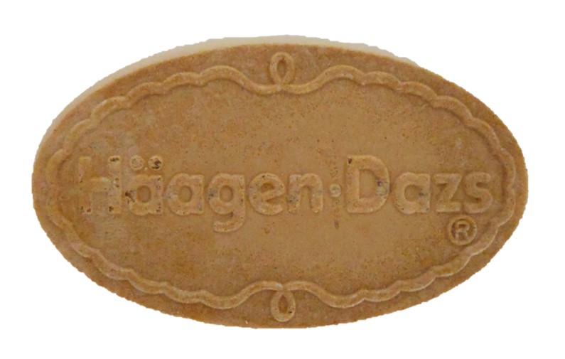 Haagen-Dazs（ハーゲンダッツ）のクリスピーサンドヘーゼルナッツラテのを上から見た写真