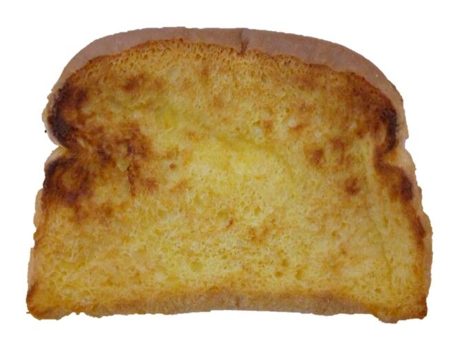 ロイヤルデリのフレンチトーストをトースターで焼いた写真