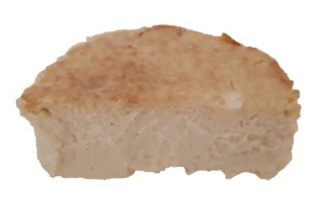 濃厚生チーズケーキの断面写真