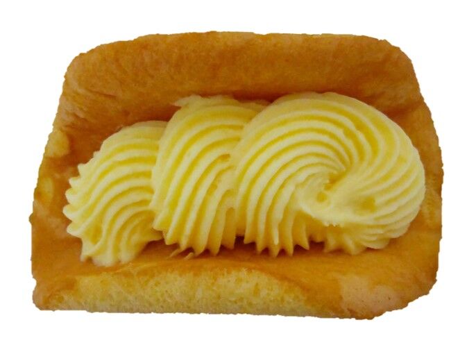 Uchi Cafeのふんわり バターオムレットを上から見た写真
