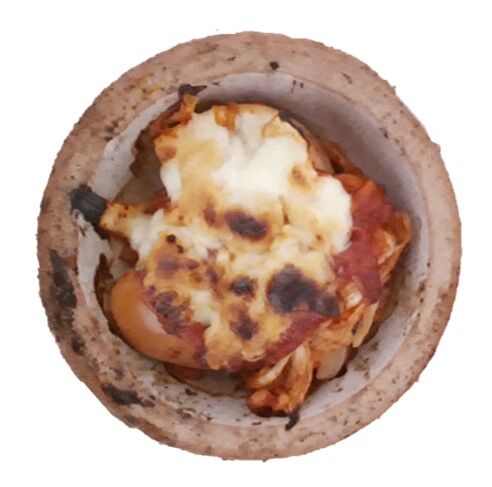 イカキムチのチーズ焼きの写真