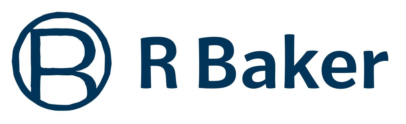 R Baker（アールベイカー）のロゴ
