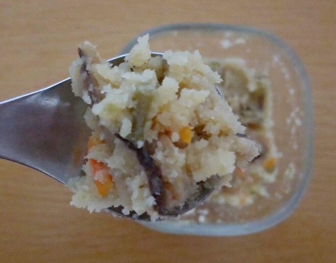 岩田食品の調理済乾燥おから煮のアップ写真