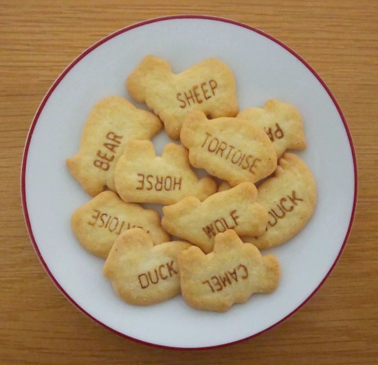 たべっ子どうぶつバター味1袋約2分の1分の写真