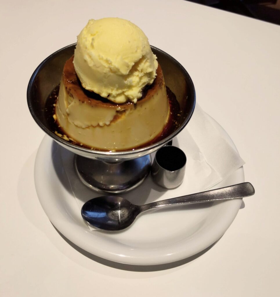 千成屋珈琲ラゾーナ川崎店で食べたロイヤルレトロプリンの写真