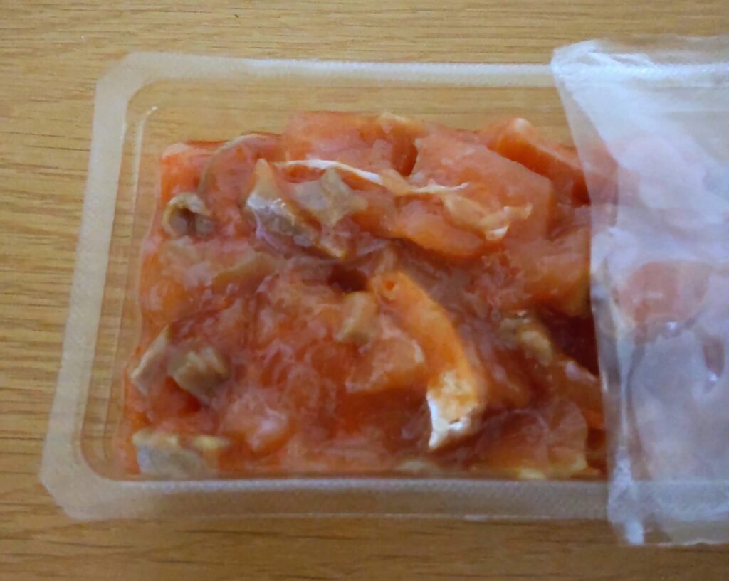 購入した佐藤水産の鮭ルイベ漬の写真