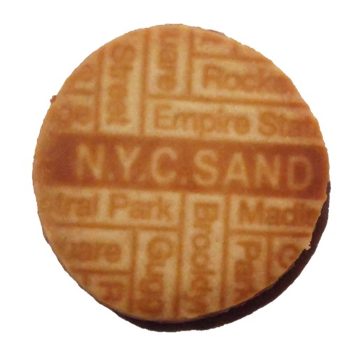 N.Y.C.SAND（ニューヨークキャラメルサンド）を上から見た写真